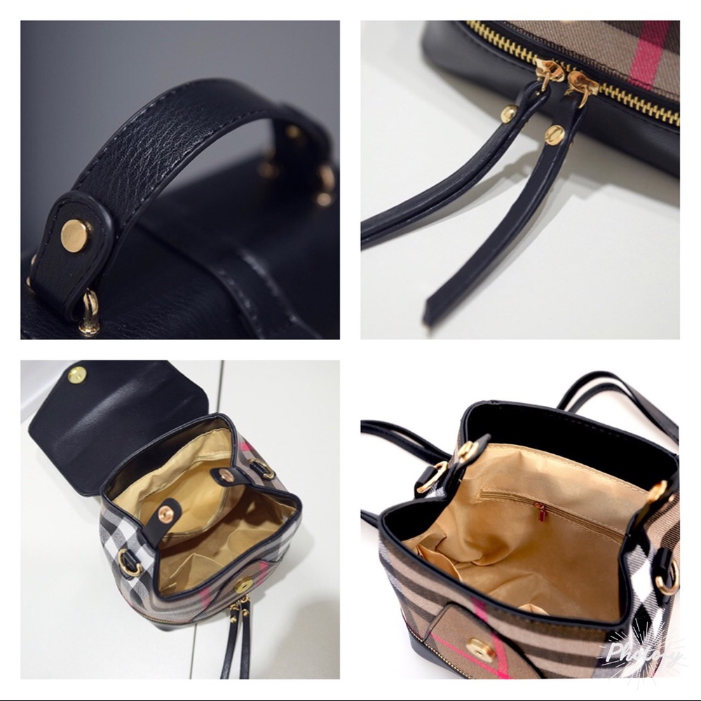 Just In! 🆕 CAMBRIDGE Plaid Backpack - Picture 5 of 8